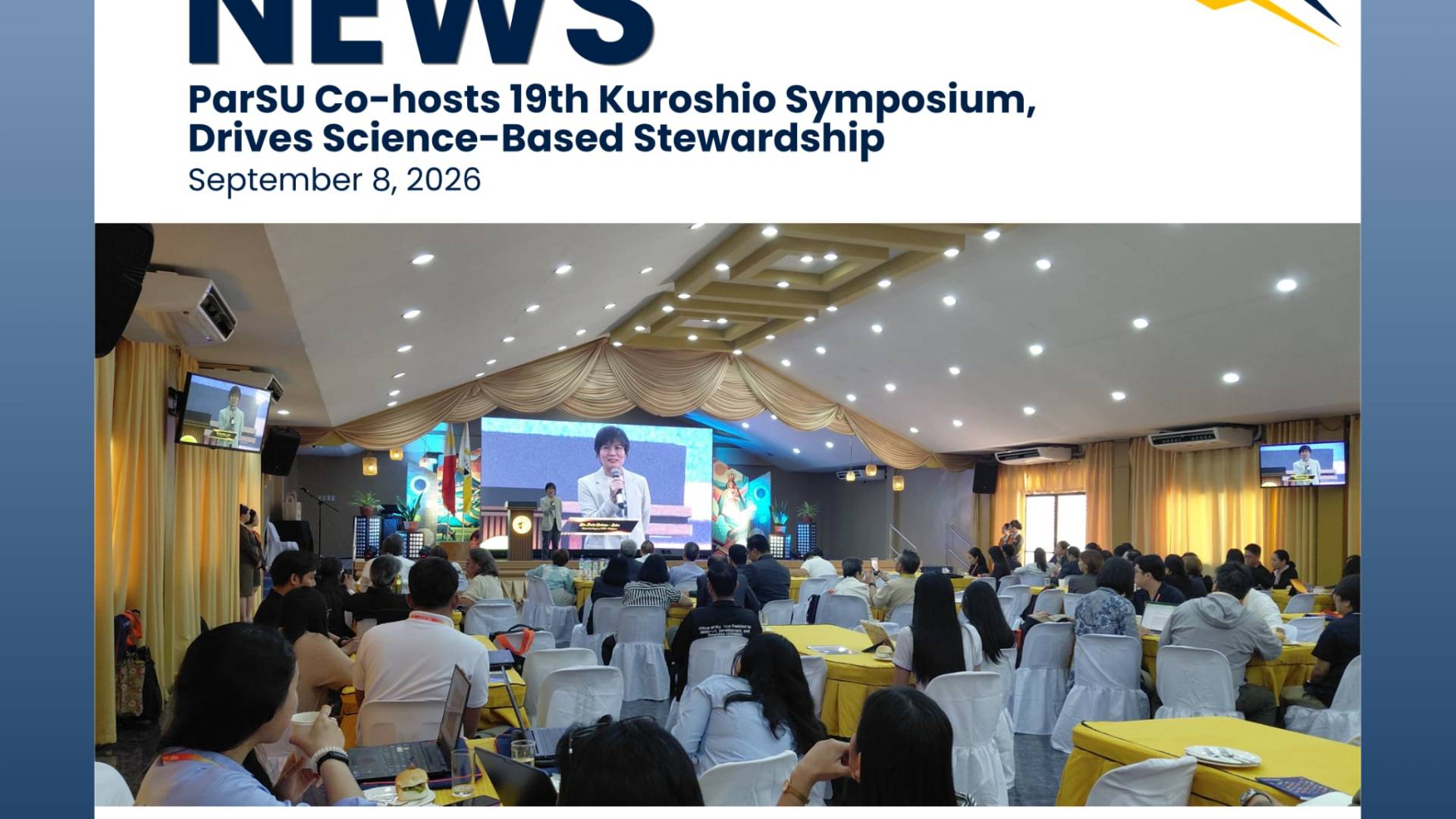 𝐏𝐚𝐫𝐒𝐔 𝐂𝐨-𝐡𝐨𝐬𝐭𝐬 𝟏𝟗𝐭𝐡 𝐊𝐮𝐫𝐨𝐬𝐡𝐢𝐨 𝐒𝐲𝐦𝐩𝐨𝐬𝐢𝐮𝐦, 𝐃𝐫𝐢𝐯𝐞𝐬 𝐒𝐜𝐢𝐞𝐧𝐜𝐞-𝐁𝐚𝐬𝐞𝐝 𝐒𝐭𝐞𝐰𝐚𝐫𝐝𝐬𝐡𝐢𝐩